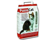 Pussy cat prírodné minerálne podstielka pre mačky a ostatné domáce zvieratá 5 kg taška