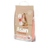Asan Cat Pure ekologické stelivo pre krátkosrsté mačky, mačiatka a fretky 10 l