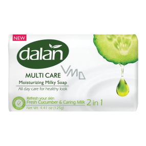 Dalan Multi Care Fresh Cucumber & Caring Milk toaletné mydlo 90 g