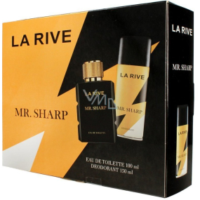 La Rive Mr.Sharp toaletná voda pre mužov 100 ml + deodorant sprej 150 ml, darčeková sada