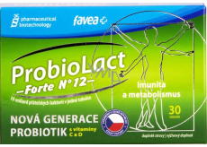 Favea ProbioLact forte N°12 probiotiká s vitamínom C a D doplnok stravy 30 kapsúl