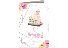 Nekupto Blahoželanie k svadbe Svadobná torta 115 x 170 mm 3609 J