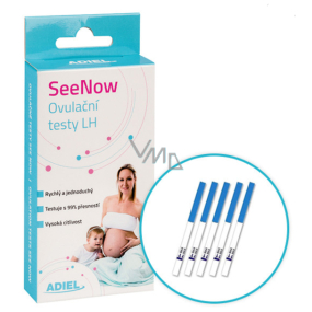 Adiel SeeNow ovulačné testy LH 5 kusov