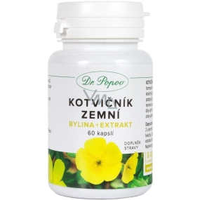 Dr. Popov Kotvičník zemný kapsuly 60 kusov 32 g