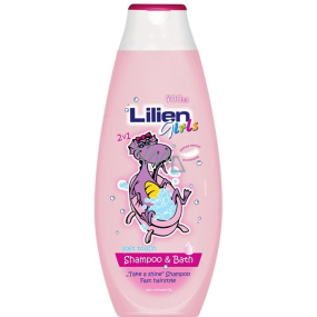 Lilien Girls šampón a pena do kúpeľa 2v1 pre dievčatá 400 ml