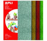 Apli Penová guma s trblietkami (modrá, zlatá, červená, zelená) 210 x 297 x 2 mm A4 4 listy
