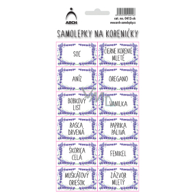 Arch Samolepky na koreničky Levanduľa - Soľ 11 x 23,5 cm 0412 SK