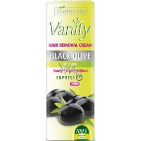 Bielenda Vanity Black Olive depilačný krém na telo, pleť a bikiny 100 ml