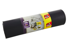 Fino Construction Bags vrecia na odpad čierne, 70 µ, 300 litrov, 135 x 146 cm, 6 kusov