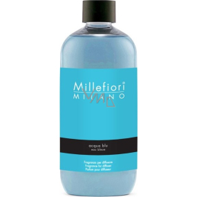 Millefiori Milano Natural Acqua Blu - Vodná modrá Náplň difuzéra pre vonné tyčinky 500 ml