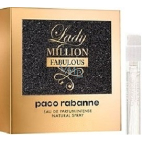 Paco Rabanne Lady Million Fabulous parfumovaná voda pre ženy 1,5 ml s rozprašovačom, fľaštička