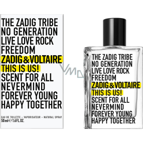 Zadig & Voltaire This Is Us! toaletná voda unisex 50 ml