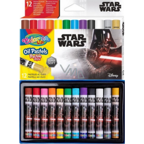 Colorino Olejové pastelky Star Wars okrúhle 12 farieb
