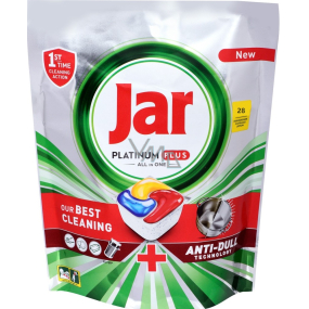 Jar Platinum Plus kapsule do umývačky riadu 28 kusov
