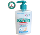 SANYTOL Sensitive dezinfekčný gél na ruky, hydratačný ničí vírusy a baktérie 250 ml (AH1N1)