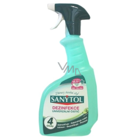 Sanytol Limetka 4 účinky univerzálny dezinfekčný čistiaci prostriedok rozprašovač 500 ml