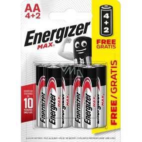 Energize AA / LR6 Max batérie 4 + 2 zadarmo