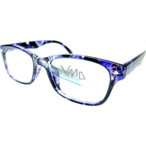 Berkeley Čítacie dioptrické okuliare +1,5 plast čierno-fialové 1 kus MC2197