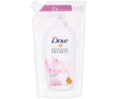 Dove Nourishing Secrets Rozjasňujúci rituál Lotosový kvet a ryžová voda tekuté mydlo náhradná náplň 500 ml