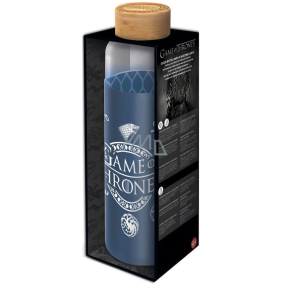 Epee Merch Game of Thrones Hra o tróny - Sklenená fľaša so silikónovým obalom 585 ml
