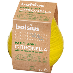 Bolsius Citronela repelentná sviečka v skle 90 x 94 mm 1 kus
