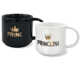 Nekupto Párové hrnčeky Princ a Princezná 2 x 350 ml