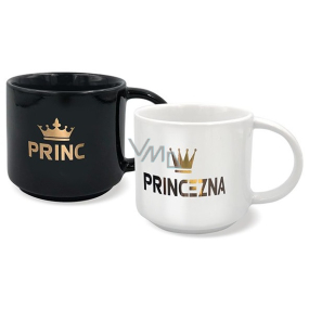 Nekupto Párové hrnčeky Princ a Princezná 2 x 350 ml