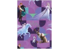 Ditipo Darčekový baliaci papier 70 x 200 cm Vianočný Disney Ľadové kráľovstvo fialový