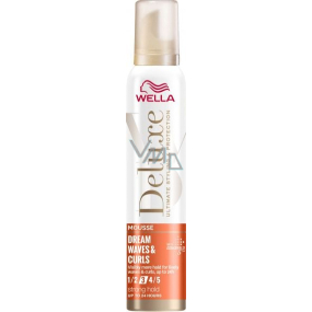 Wella Deluxe Dream Waves & Curls strednej fixácie penové tužidlo na vlasy 200 ml