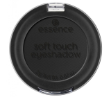 Essence Soft Touch mono očné tiene 06 Pitch Black 2 g