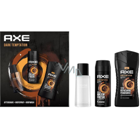 Axe Dark Temptation 3v1 sprchový gel 250 ml + dezodorant sprej 150 ml + voda po holení 100 ml, kozmetická sada pre mužov
