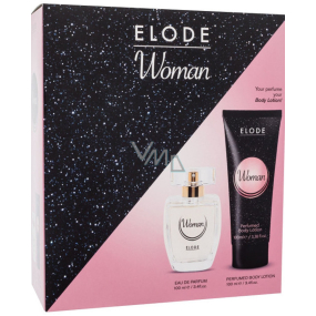 Elode Woman parfumovaná voda pre ženy 100 ml + telové mlieko 200 ml, darčeková sada pre ženy