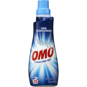 Omo Stralend Wit prací gél, biely 20 dávok 700 ml