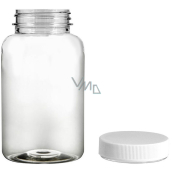 Fľaša z priehľadného plastu, s uzáverom 100 ml