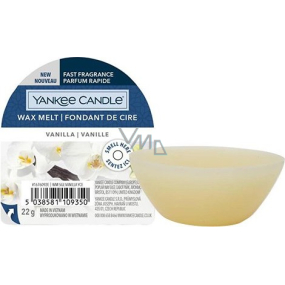 Yankee Candle Vanilla - Vanilkový vonný vosk do aromalampy 22 g