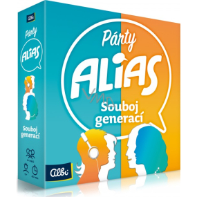 Albi Party Alias Clash of Generations tímová párty hra odporúčaný vek 12+