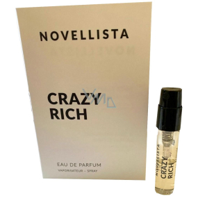 Novellista Crazy Rich parfumovaná voda pre ženy 1,2 ml s rozprašovačom, fľaštička