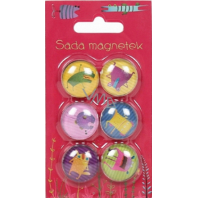 Albi Sada magnetiek Farebné príšerky 2,3 cm 6 kusov