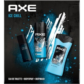 Axe Ice Chill toaletná voda 50 ml + sprchový gél 250 ml + dezodorant v spreji 150 ml, darčeková sada pre mužov