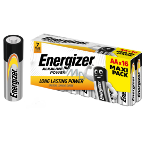Energizer AA / LR6 alkalické batérie 16 ks
