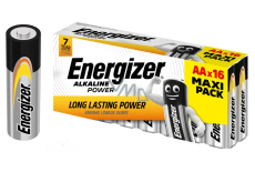 Energizer AA / LR6 alkalické batérie 16 ks
