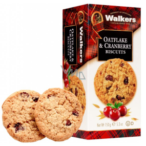 Škótske sušienky Walkers s ovsenými vločkami a brusnicami 150 g