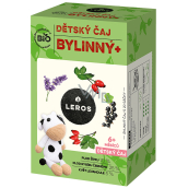 Leros Detský bylinný čaj + Organický bylinný čaj pre deti 20 x 2 g