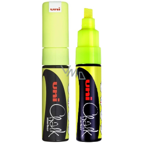 Uni Mitsubishi Kriedový popisovač Kriedový popisovač fluo žltý 8 mm, PWE-8K