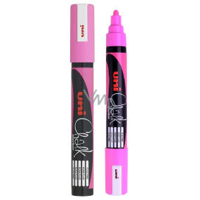 Uni Mitsubishi Chalk Marker kriedový popisovač fluo ružový 1,8-2,5 mm, PWE-5M
