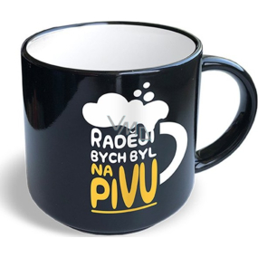 Nekupto Funny hrnček Radšej by som bol na pivo 300 ml