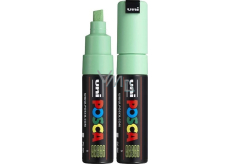 Posca Univerzálny akrylový popisovač so širokým brúseným hrotom 8 mm Svetlozelený PC-8K