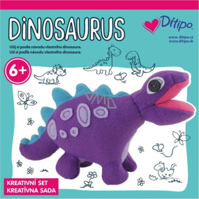 Ditipo Kreatívna šijacia súprava Dinosaurus pre deti od 6 rokov