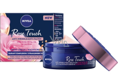 Nivea Rose Touch Nočný krém proti vráskam 50 ml