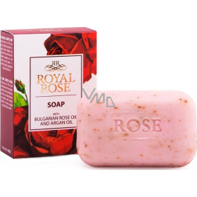 Royal Rose Prírodné ružové mydlo s ružou a arganovým olejom 100 g